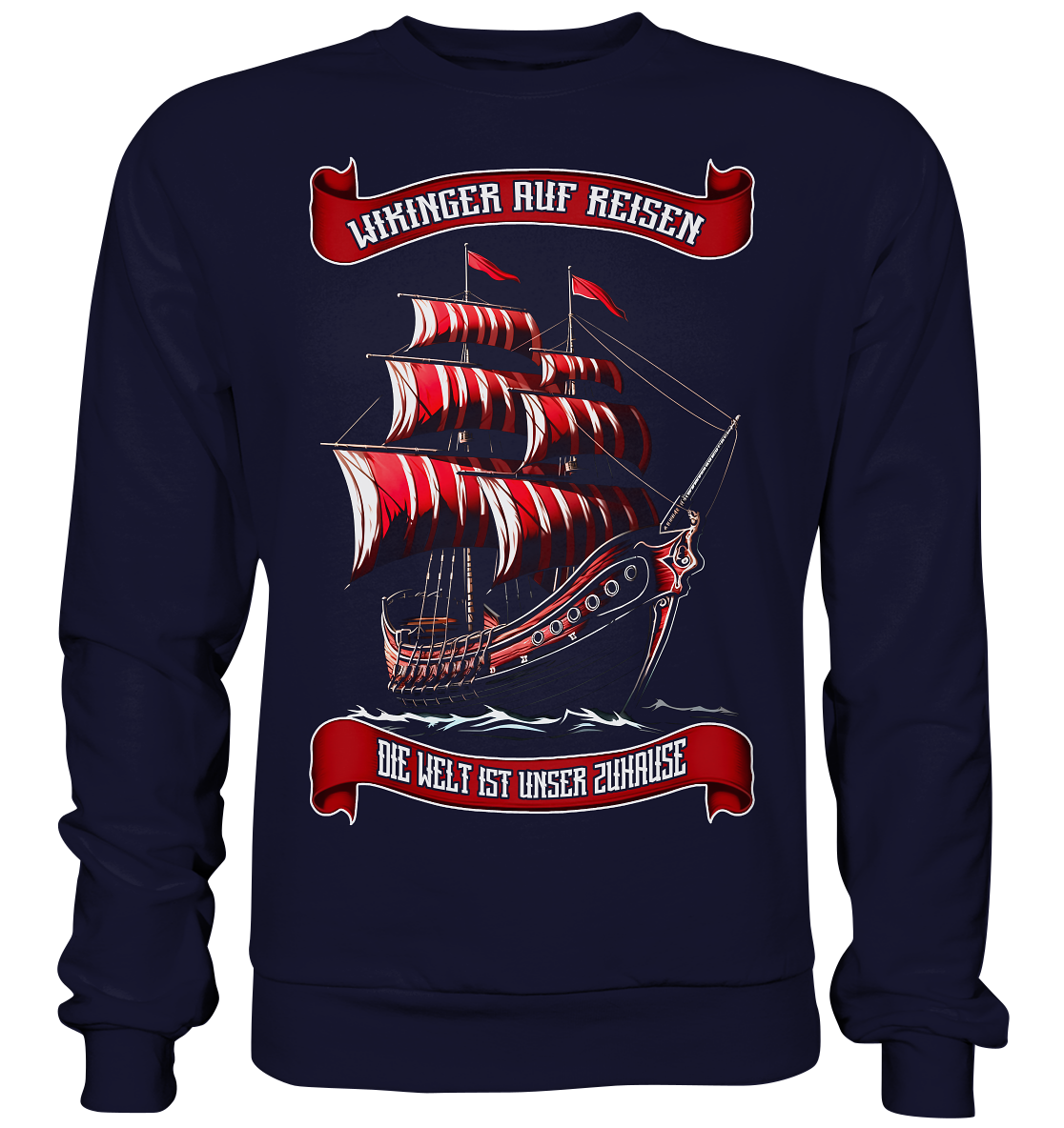 Wikingerschiff - Basic Sweatshirt
