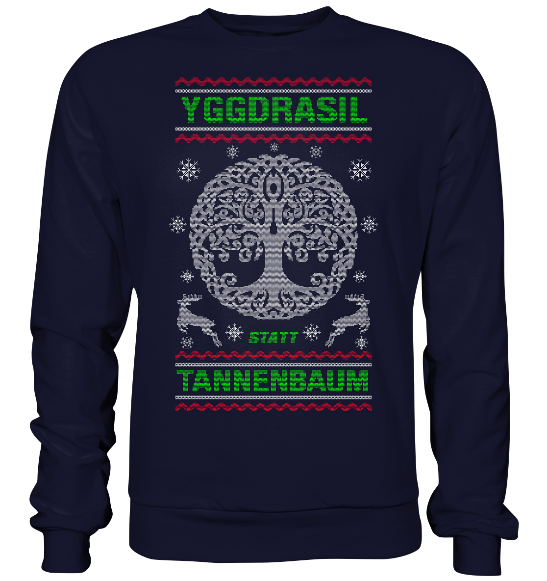 Yggdrasil Statt Tannenbaum - Basic Sweatshirt