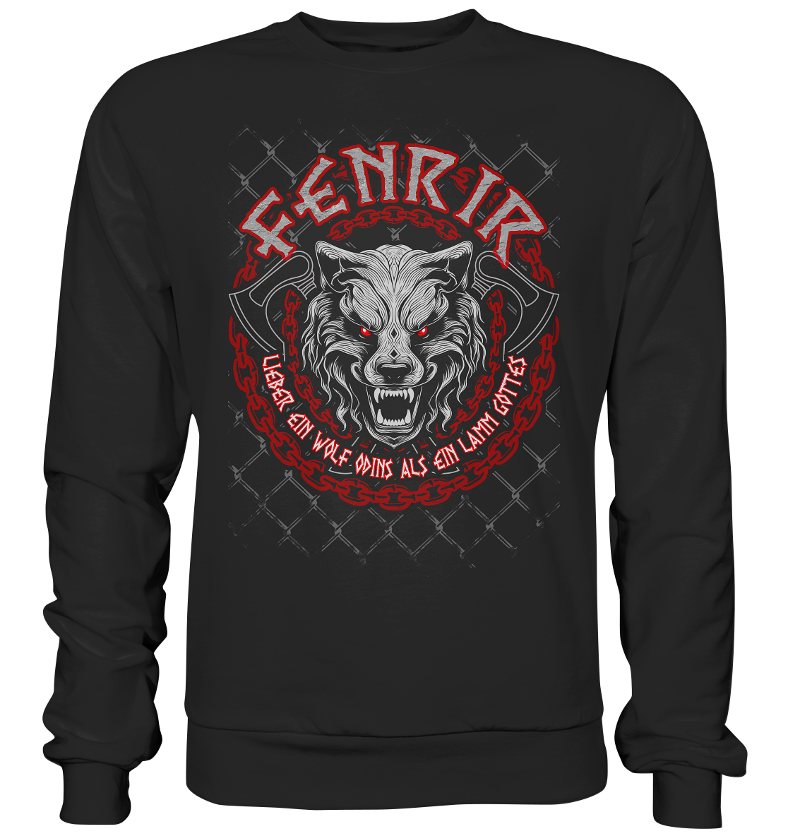 Nordic Wolf Fenrir - Basic Sweatshirt