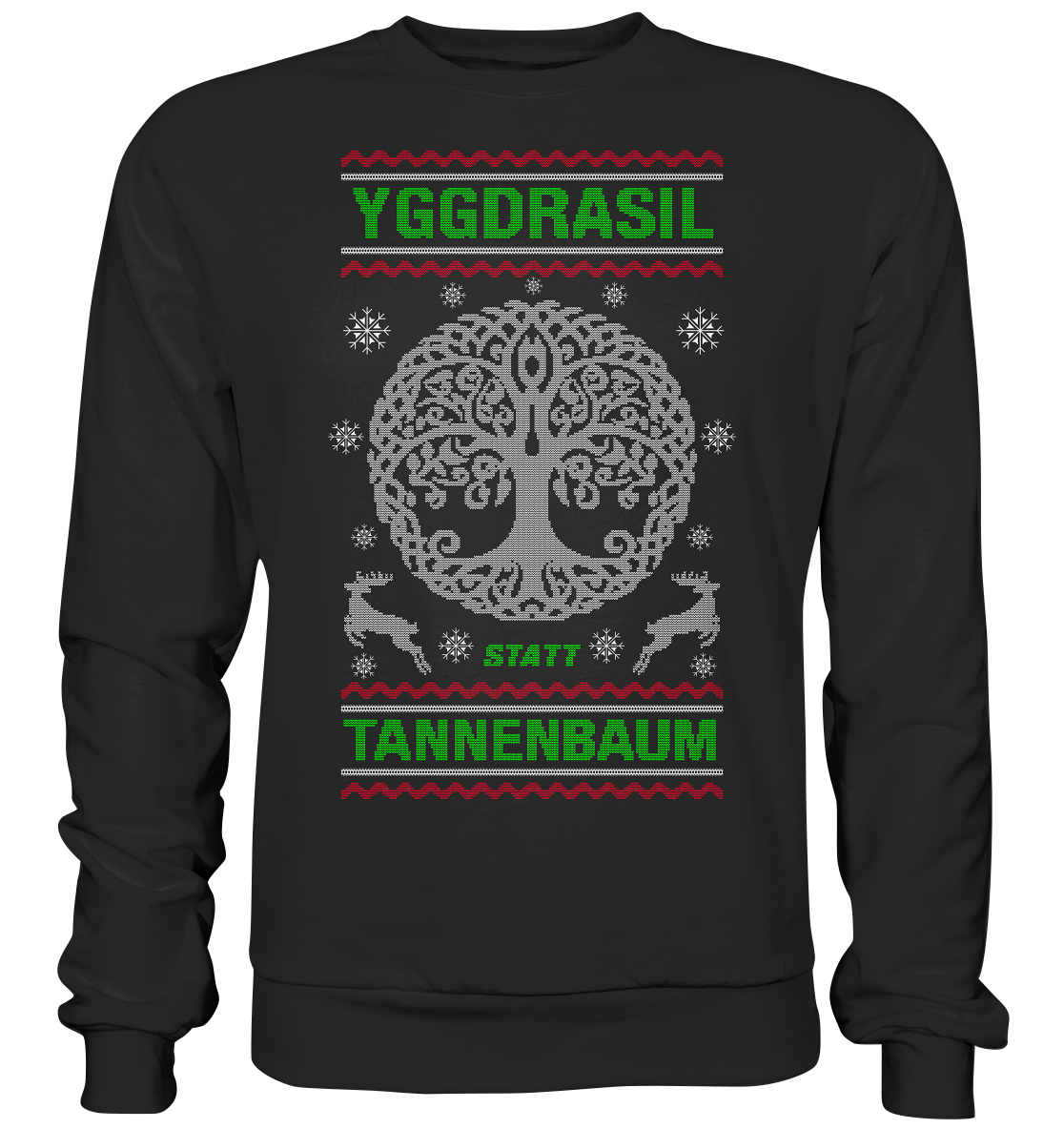 Yggdrasil Statt Tannenbaum - Basic Sweatshirt