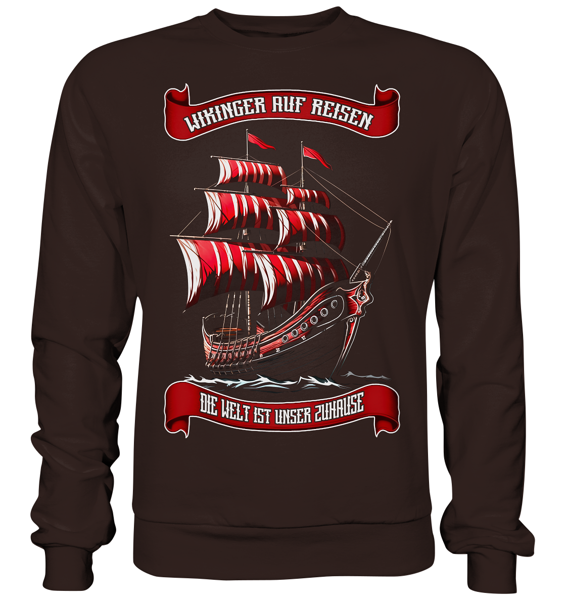 Wikingerschiff - Basic Sweatshirt