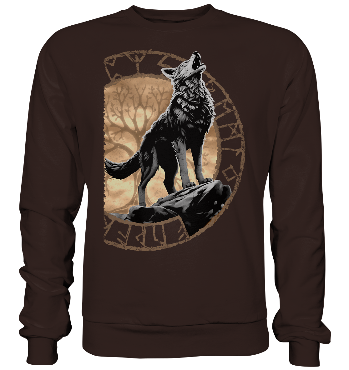 Wolf Yggdrasil - Basic Sweatshirt