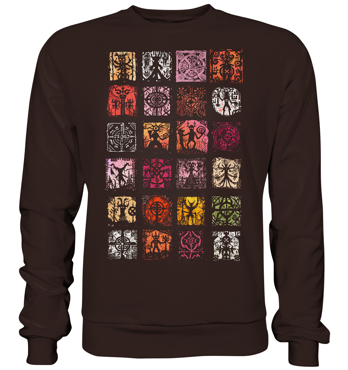 Abstrakte Nordische Symbole - Basic Sweatshirt