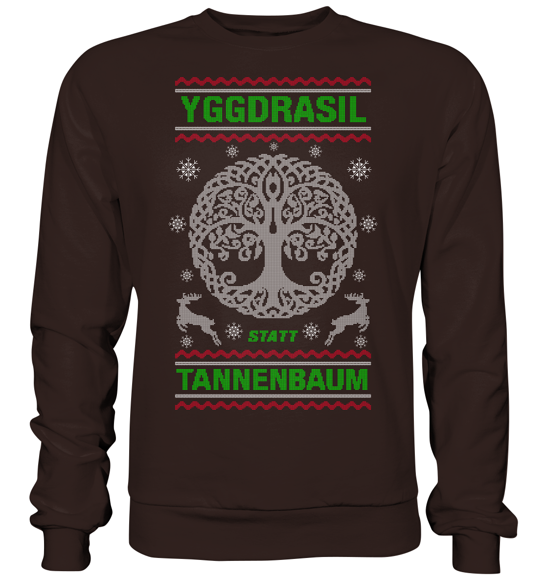 Yggdrasil Statt Tannenbaum - Basic Sweatshirt