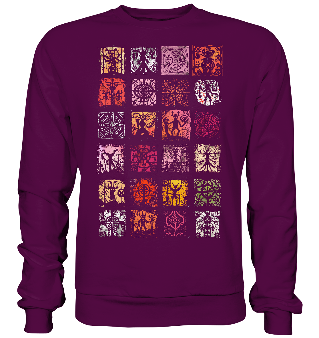 Abstrakte Nordische Symbole - Basic Sweatshirt