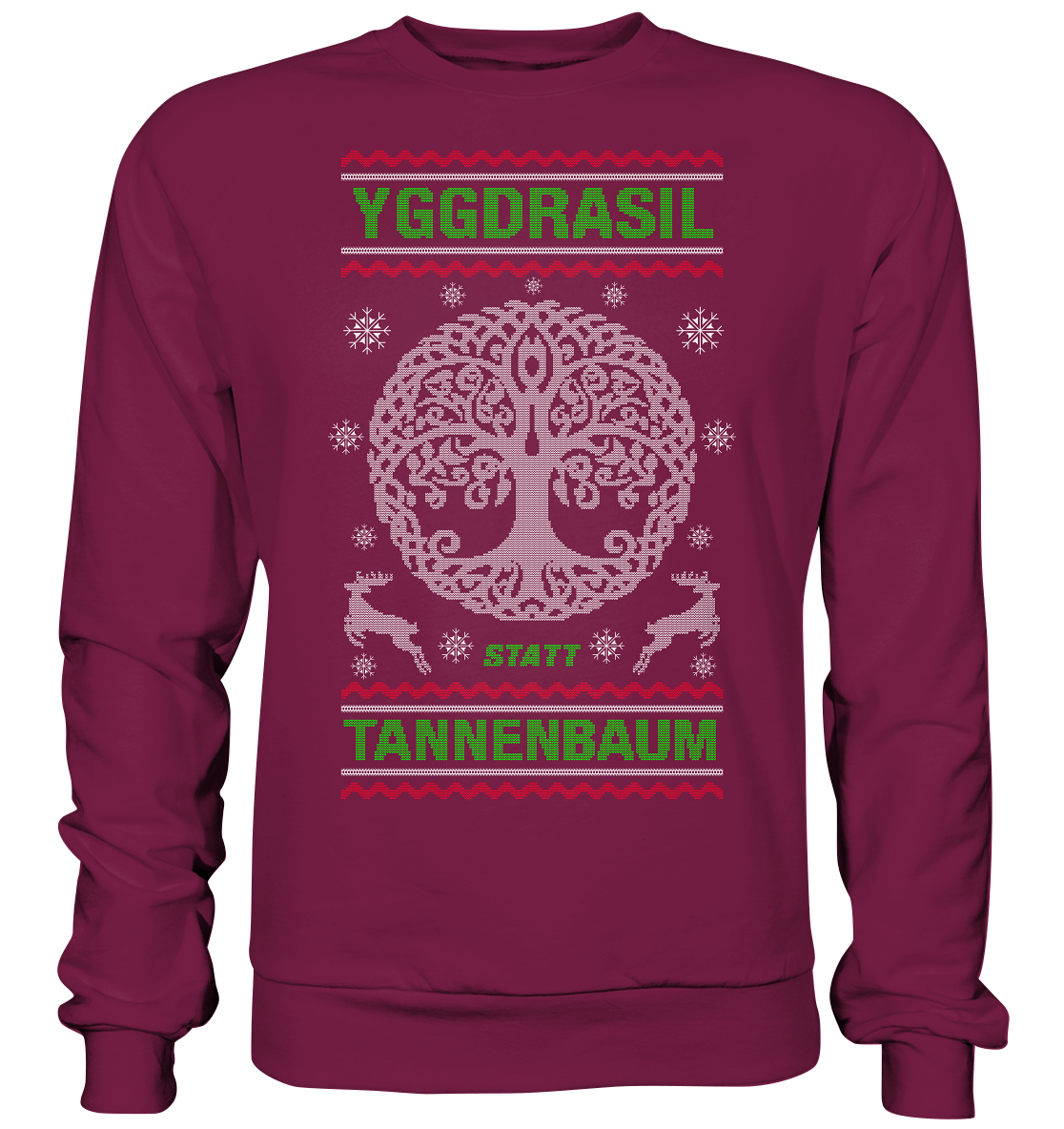 Yggdrasil Statt Tannenbaum - Basic Sweatshirt