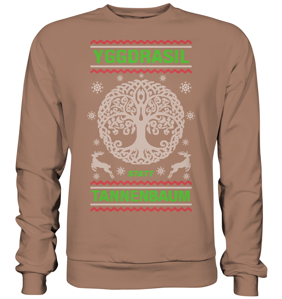 Yggdrasil Statt Tannenbaum - Basic Sweatshirt