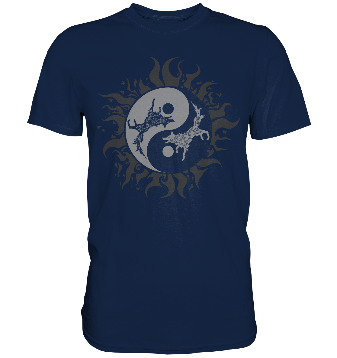 Odins Wölfe Geri und Freki - Classic Shirt