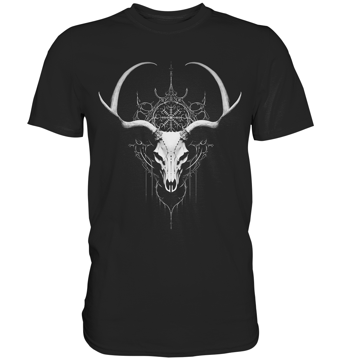Hirschschädel Aegishjalmur - Classic Shirt