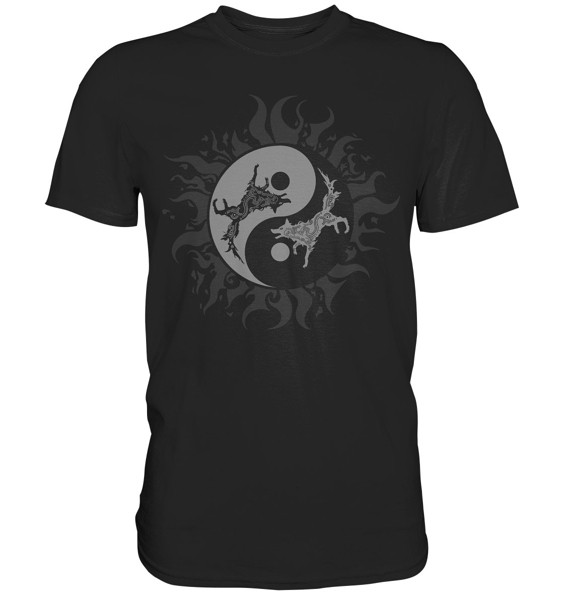 Odins Wölfe Geri und Freki - Classic Shirt