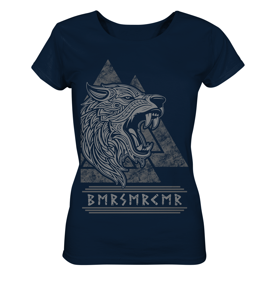 Nordic Wolf Berserker - Ladies Organic Basic Shirt