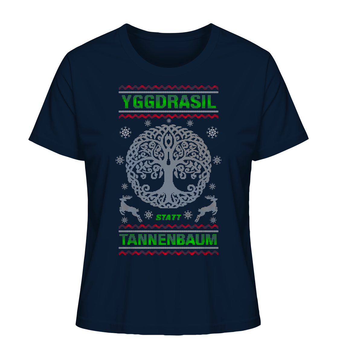 Yggdrasil Statt Tannenbaum - Ladies Organic Shirt