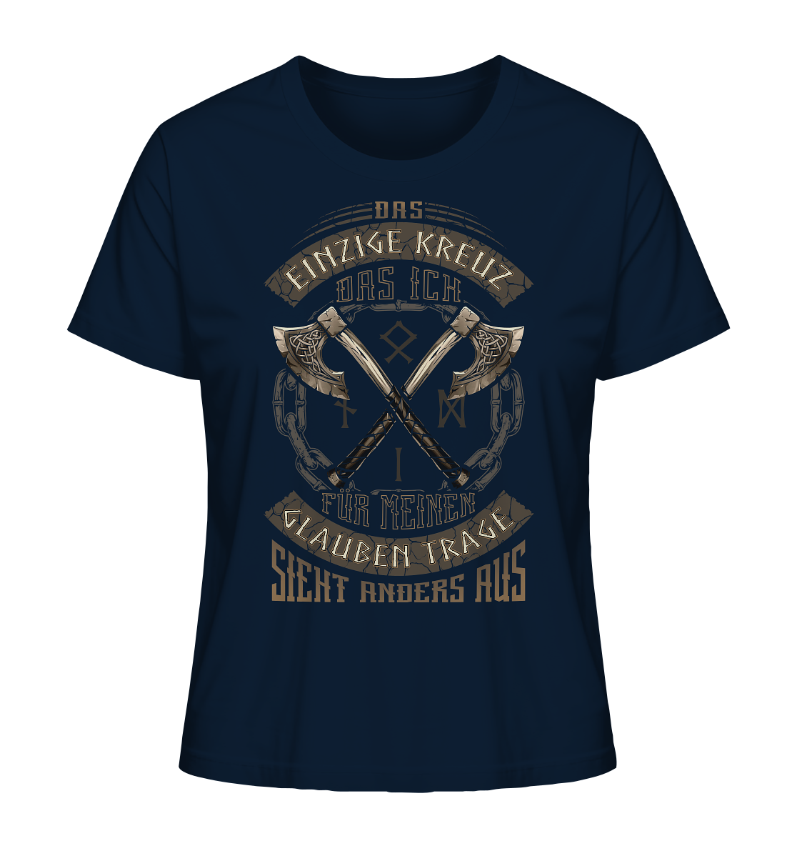 Das Einzige Kreuz Das Ich - Ladies Organic Shirt