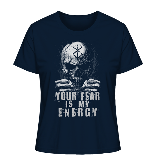 Your Fear Is My Energy - Ladies Organic Shirt
