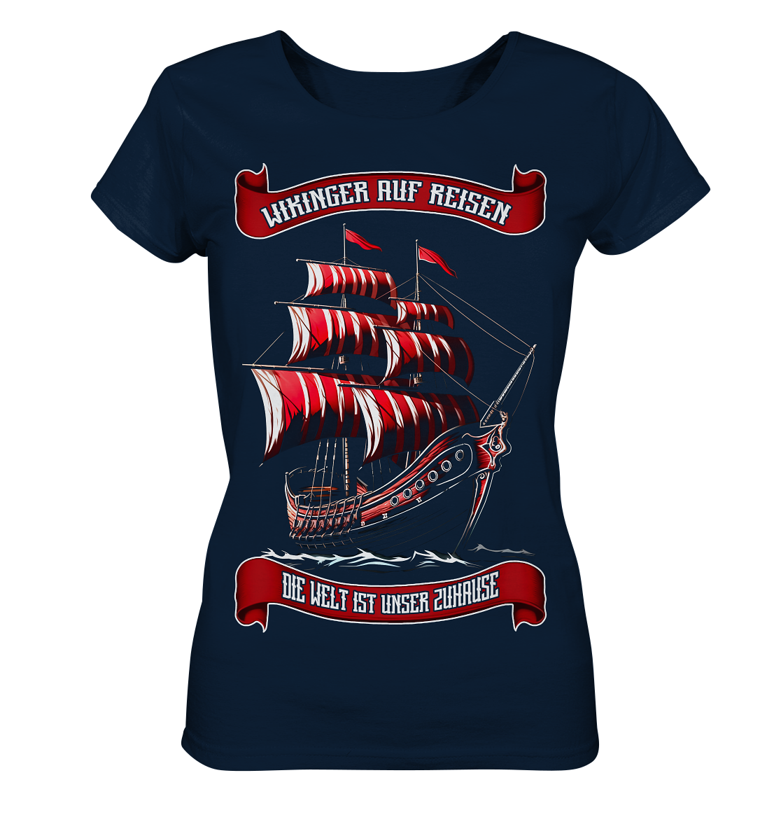Wikingerschiff - Ladies Organic Shirt