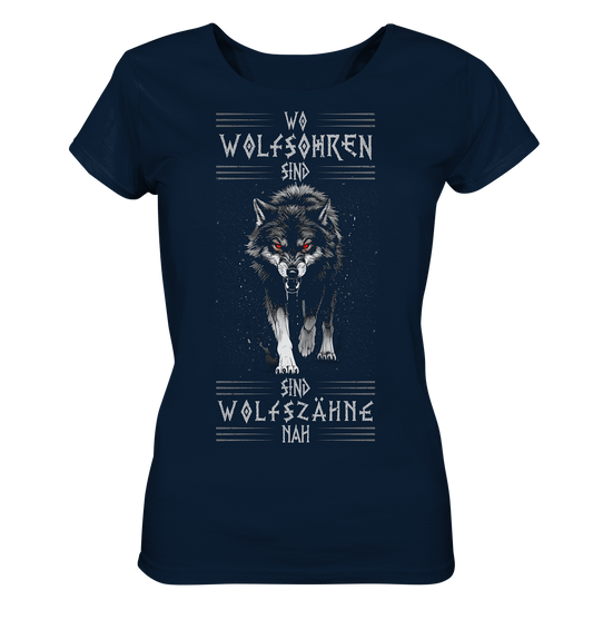 Wolfsohren Wolfszähne - Ladies Organic Shirt