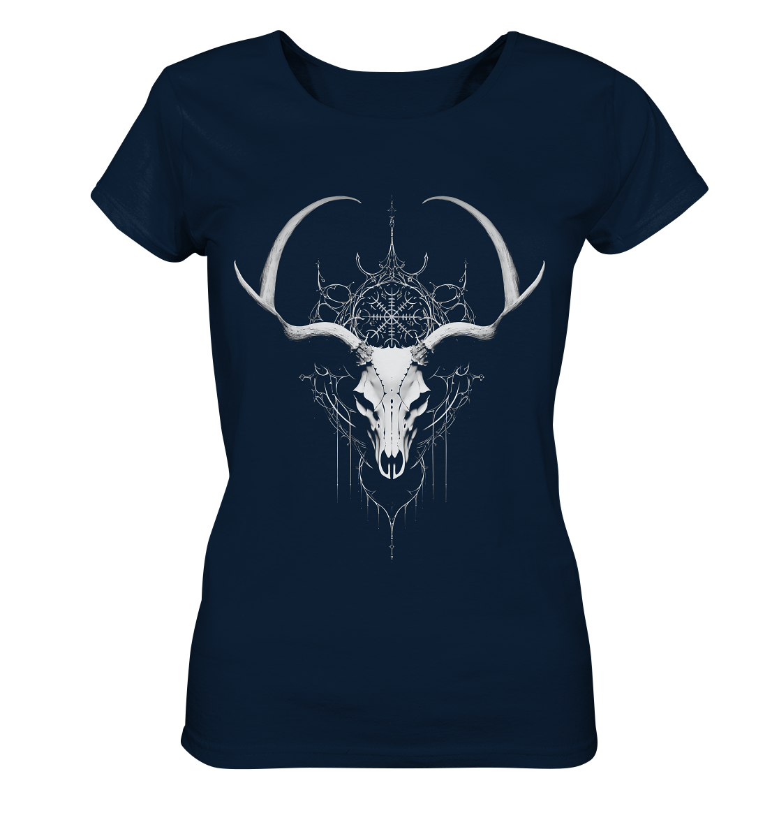 Hirschschädel Aegishjalmur - Ladies Organic Shirt