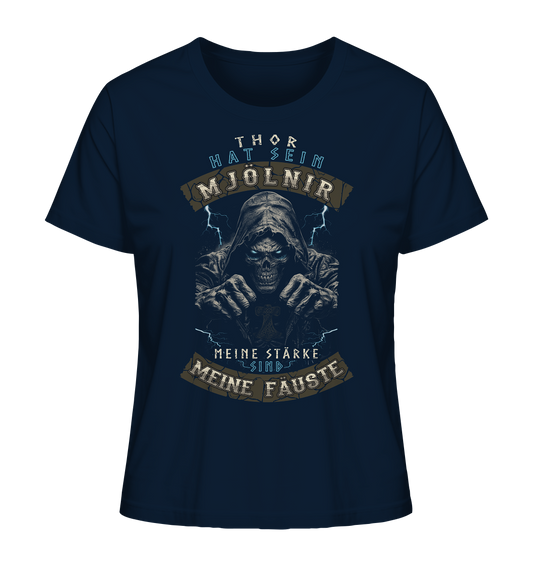 Meine Stärke Sind Meine Fäuste - Ladies Organic Shirt
