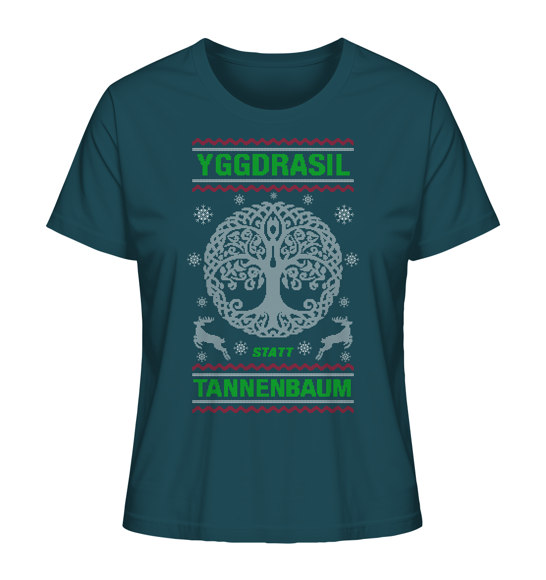 Yggdrasil Statt Tannenbaum - Ladies Organic Shirt