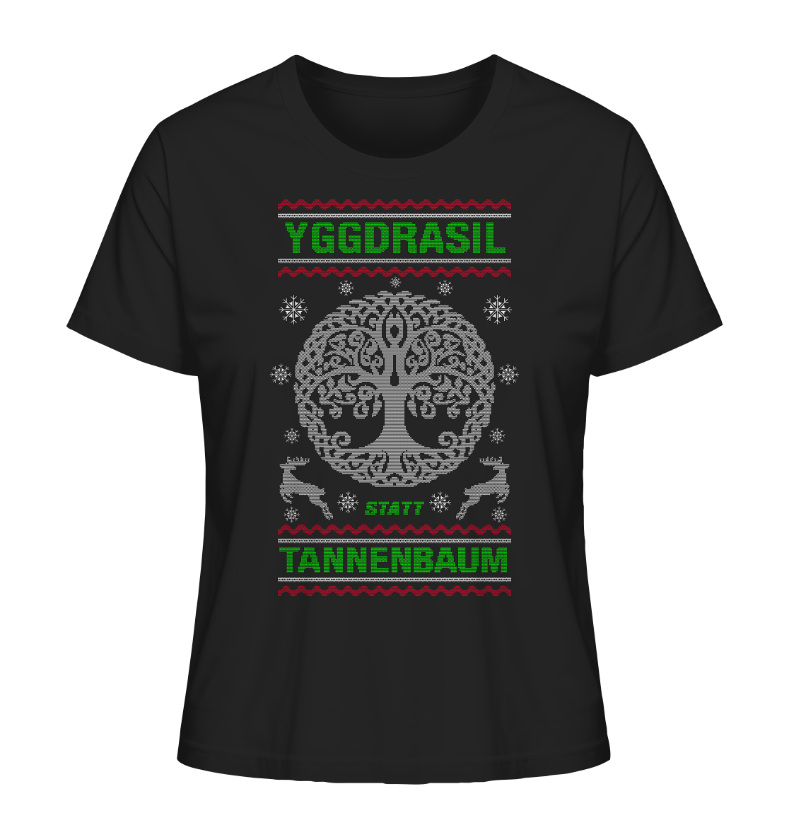 Yggdrasil Statt Tannenbaum - Ladies Organic Shirt