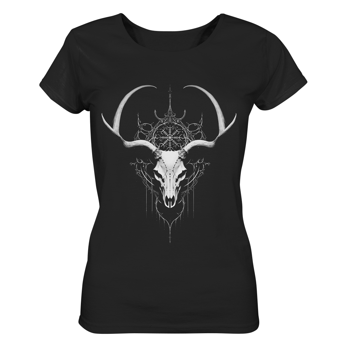 Hirschschädel Aegishjalmur - Ladies Organic Shirt