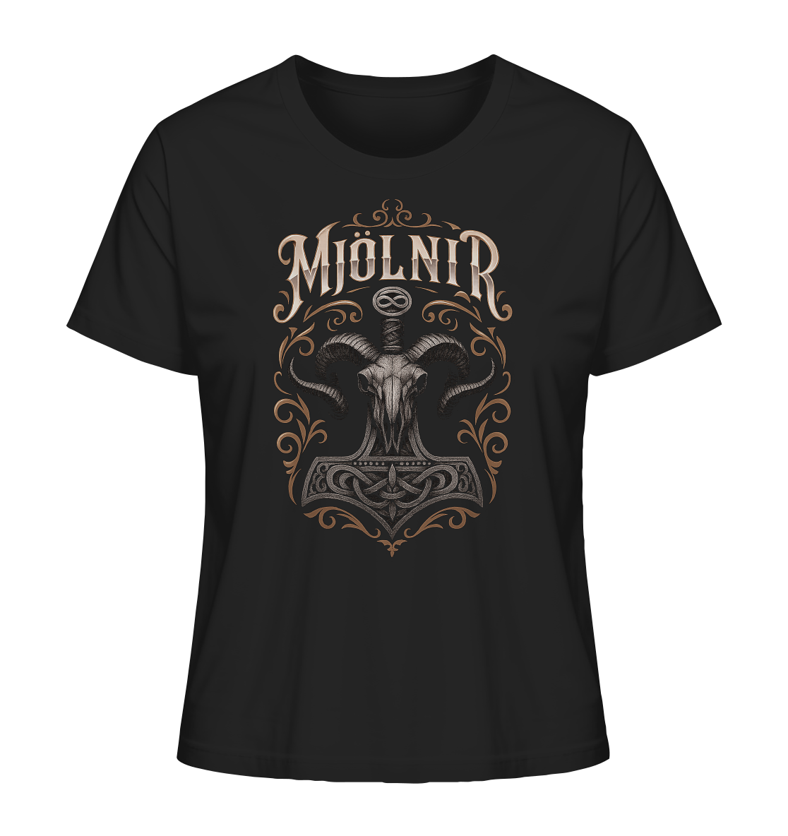 Mjölnir , Schädel - Ladies Organic Shirt