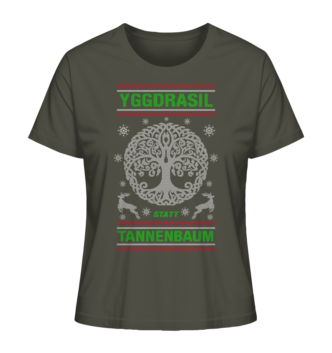 Yggdrasil Statt Tannenbaum - Ladies Organic Shirt