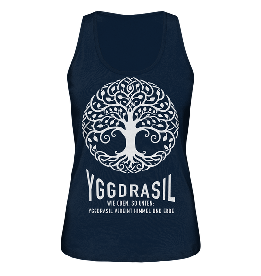 Yggdrasil Wie Oben, So Unten - Ladies Organic Tank-Top