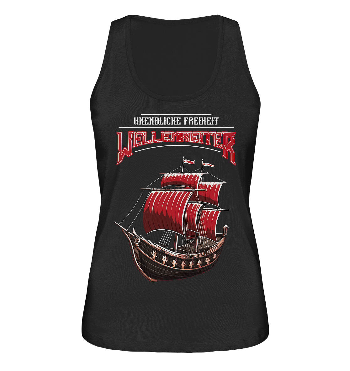 Wellenreiter Wikingerschiff - Ladies Organic Tank-Top