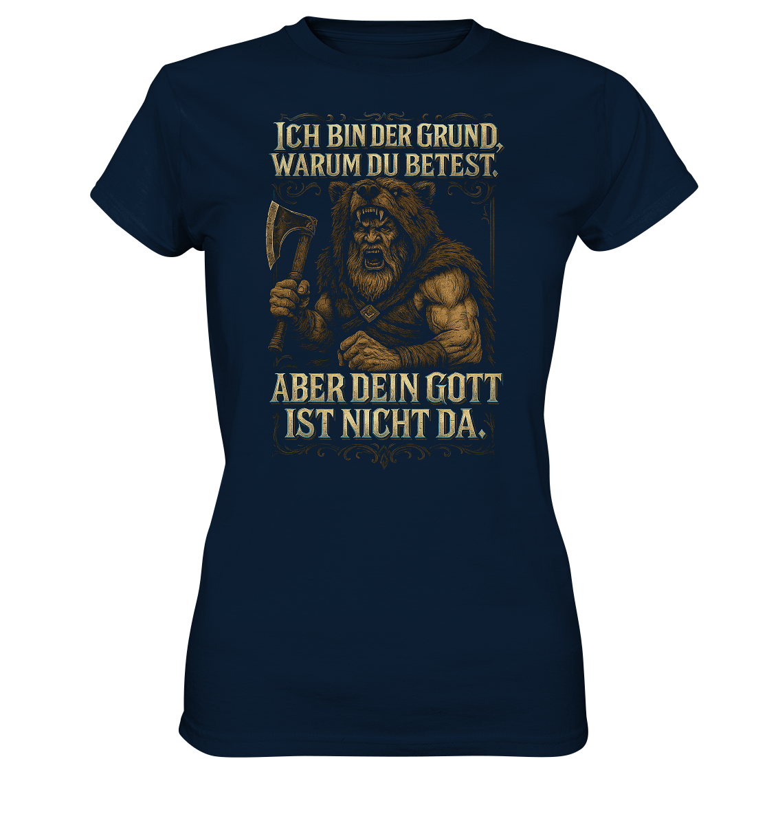 Ich Bin Der Grund ... - Ladies Premium Shirt