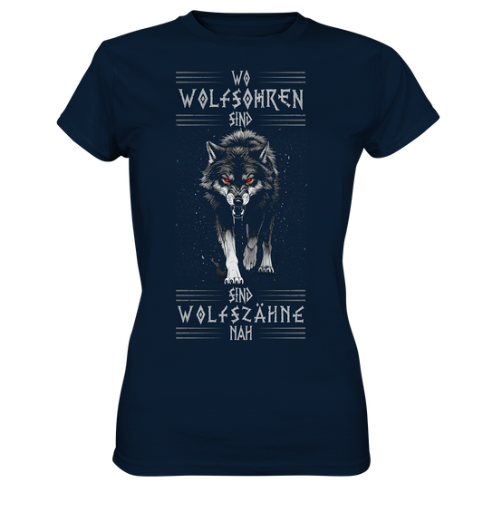 Wolfsohren Wolfszähne - Ladies Premium Shirt