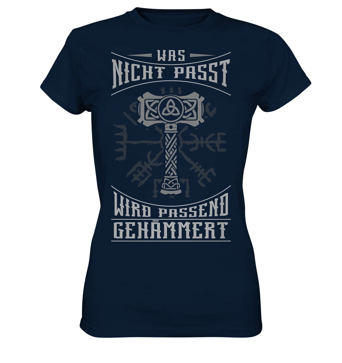 Was Nicht Passt .... - Ladies Premium Shirt