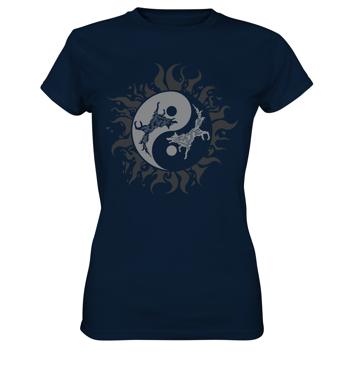 Odins Wölfe Geri und Freki - Ladies Premium Shirt
