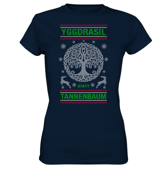 Yggdrasil Statt Tannenbaum - Ladies Premium Shirt