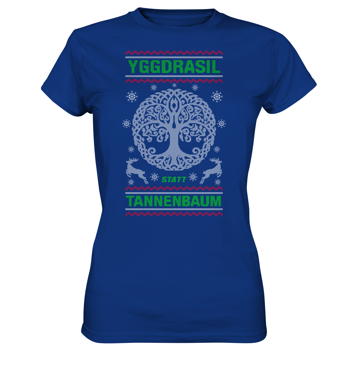 Yggdrasil Statt Tannenbaum - Ladies Premium Shirt