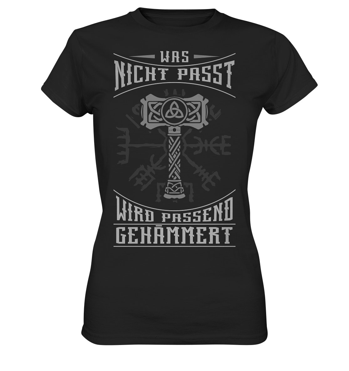 Was Nicht Passt .... - Ladies Premium Shirt