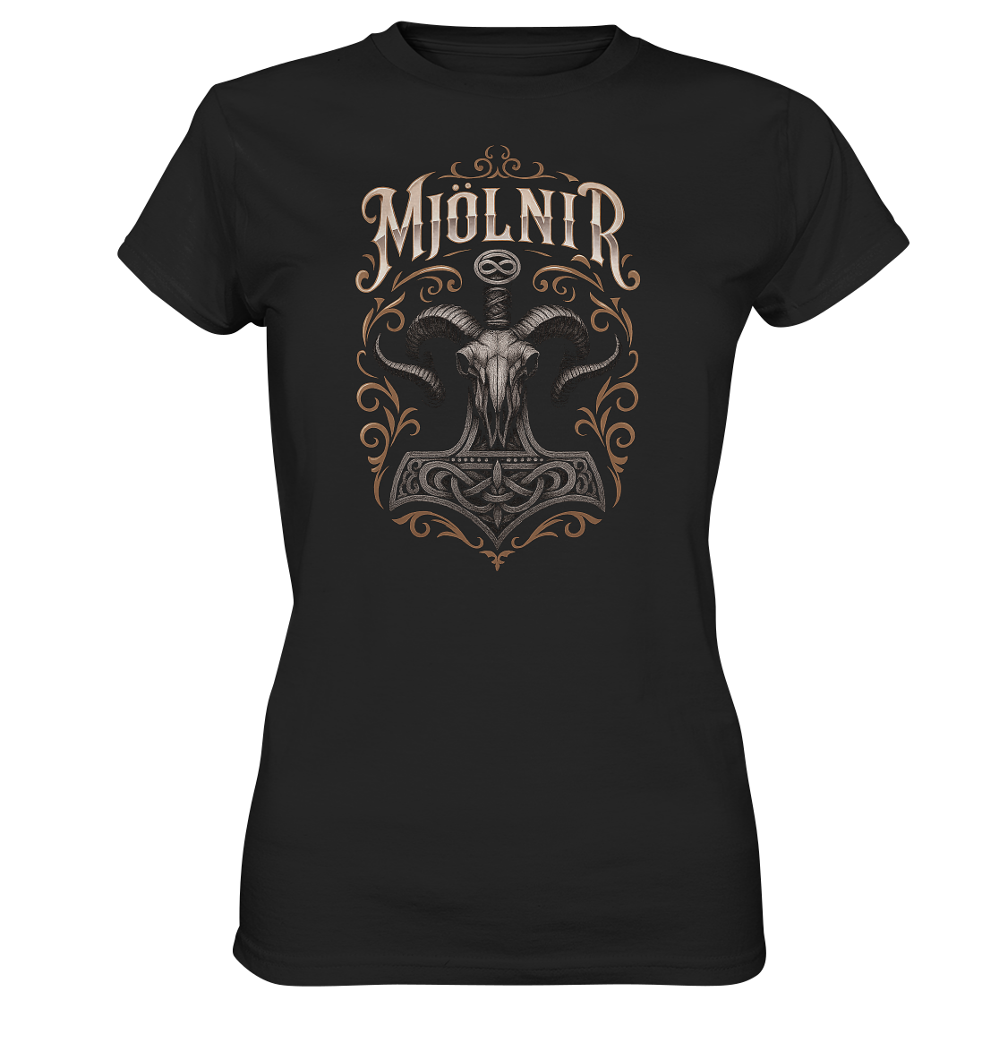 Mjölnir , Schädel - Ladies Premium Shirt