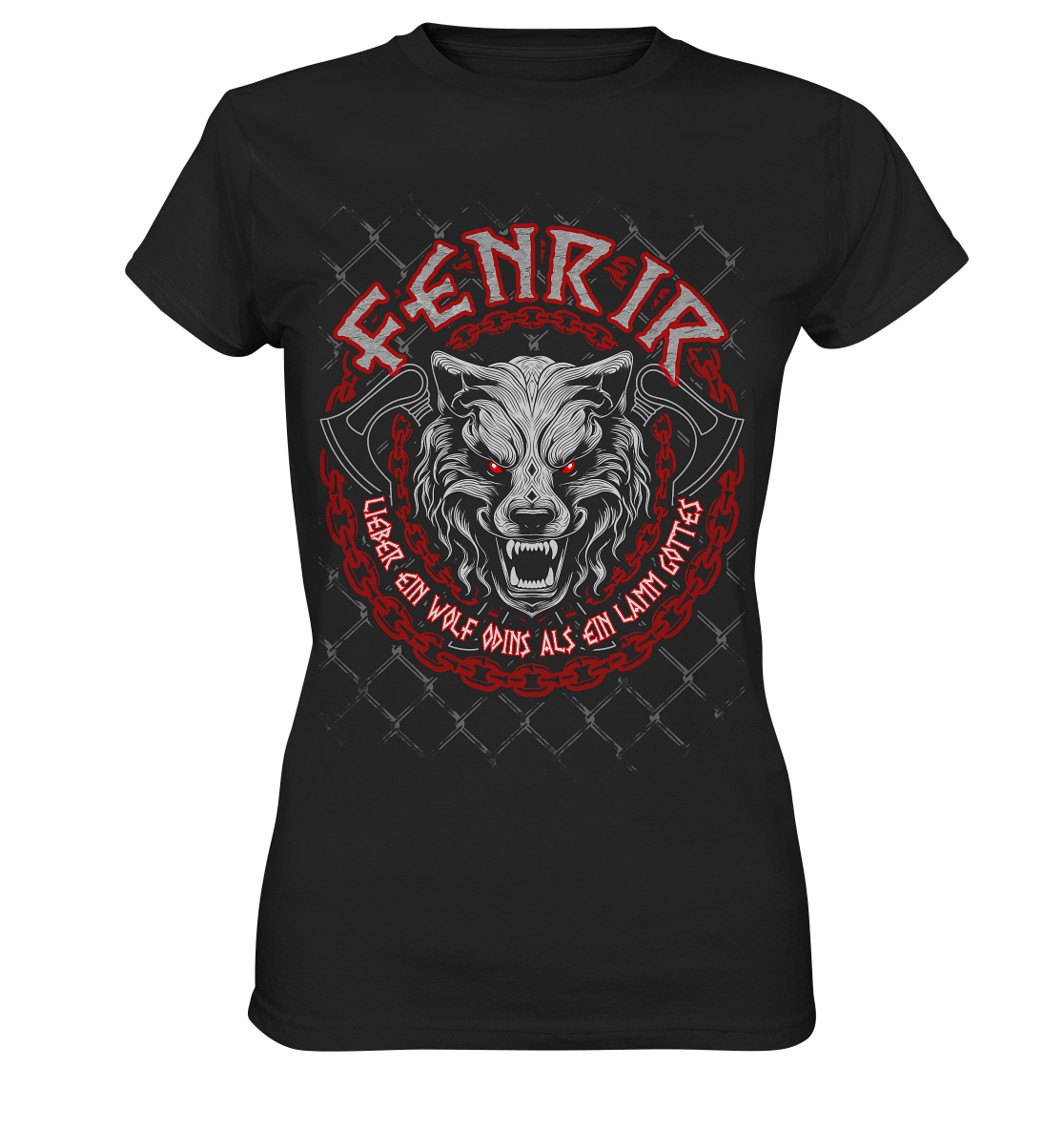 Nordic Wolf Fenrir - Ladies Premium Shirt