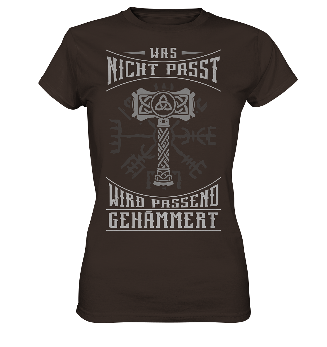 Was Nicht Passt .... - Ladies Premium Shirt