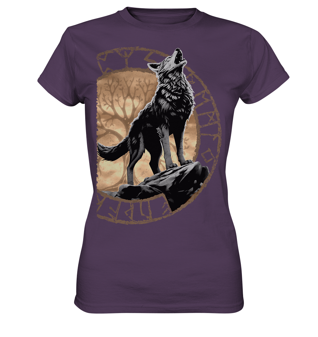 Wolf Yggdrasil - Ladies Premium Shirt