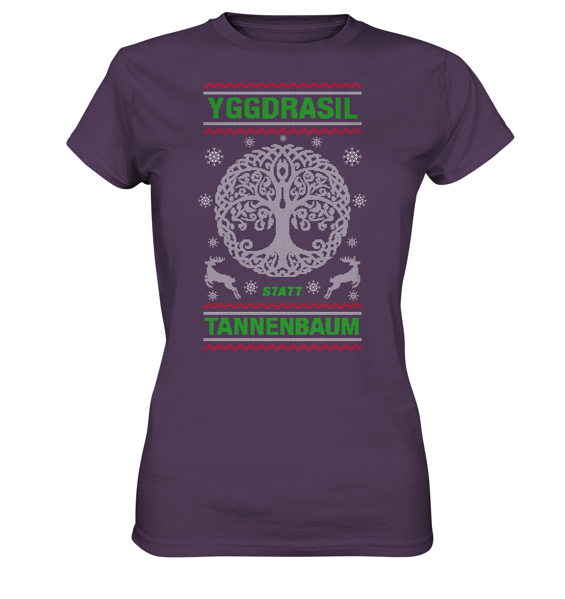 Yggdrasil Statt Tannenbaum - Ladies Premium Shirt