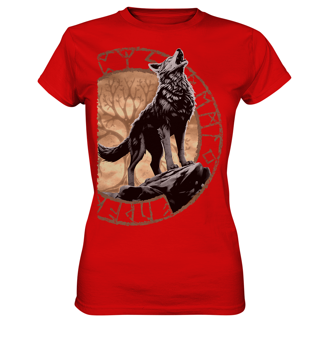 Wolf Yggdrasil - Ladies Premium Shirt