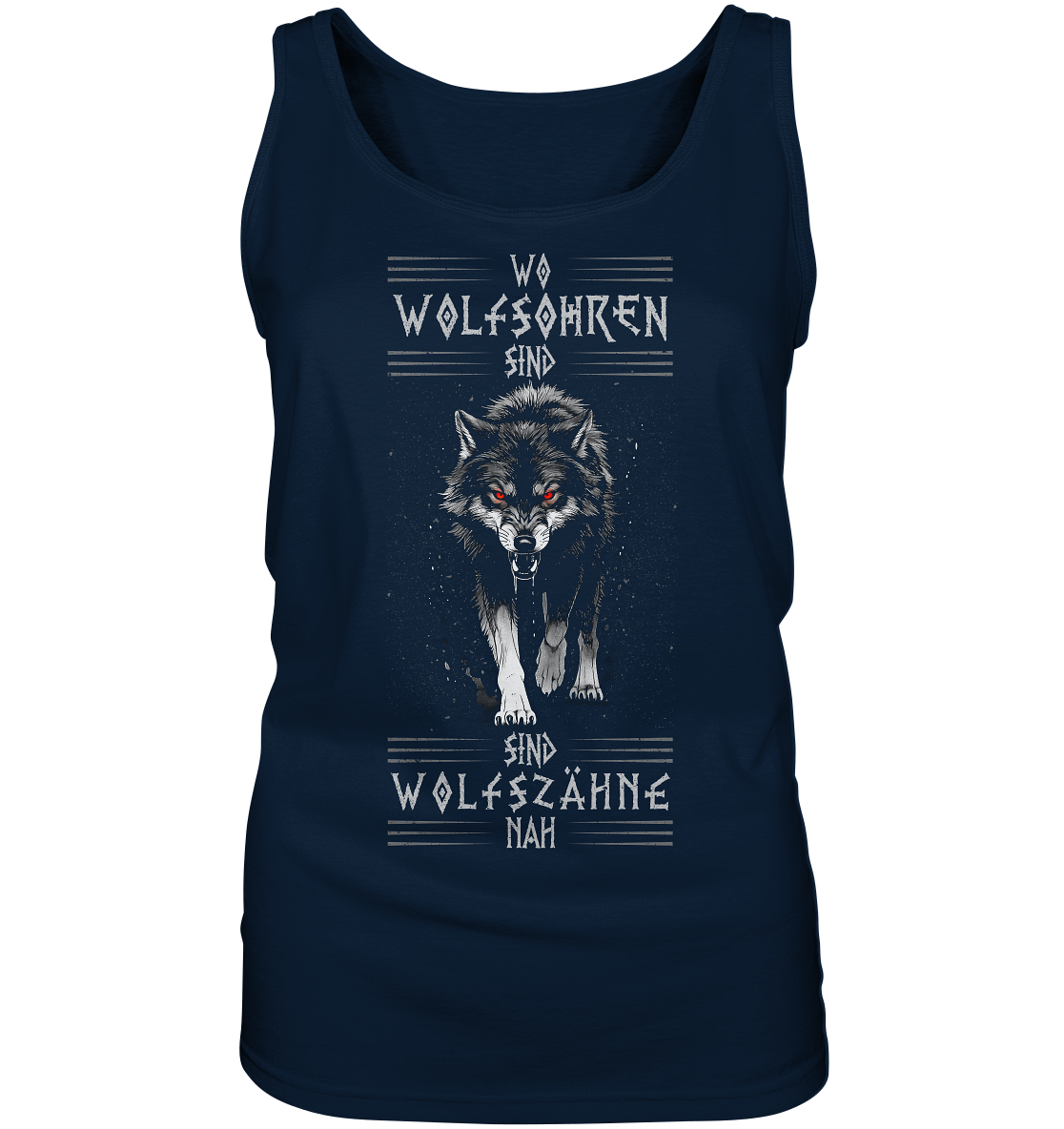 Wolfsohren Wolfszähne - Ladies Tank-Top
