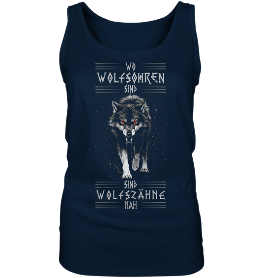 Wolfsohren Wolfszähne - Ladies Tank-Top