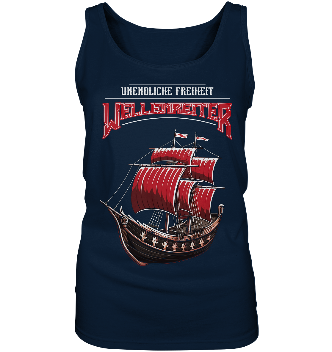 Wellenreiter Wikingerschiff - Ladies Tank-Top