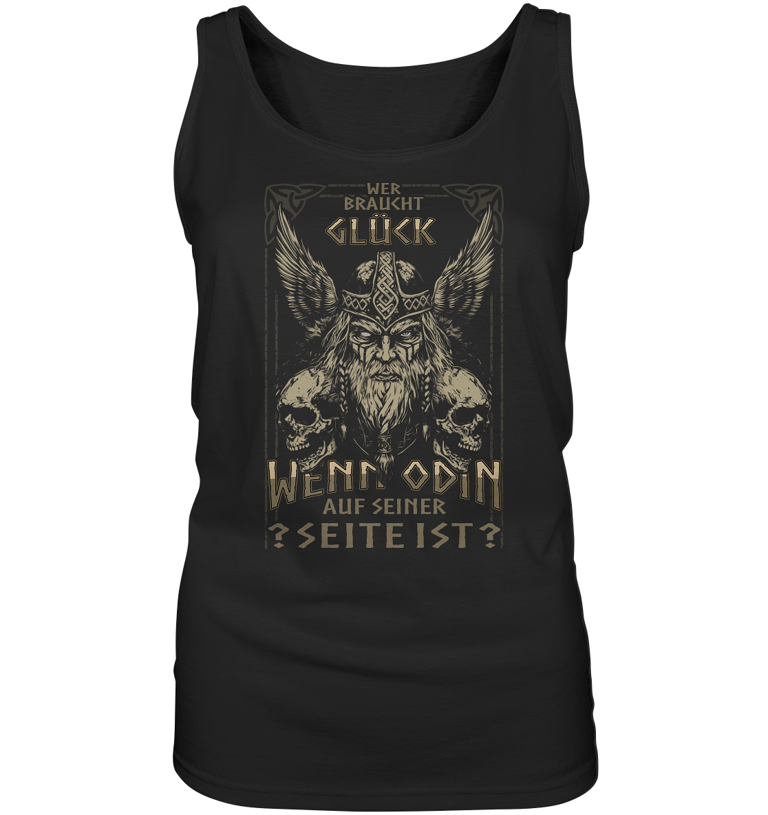 Wer Braucht Glück .... - Ladies Tank-Top
