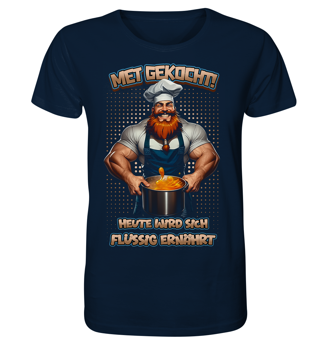 Heute Wird Sich Flüssig Ernährt - Organic Basic Shirt