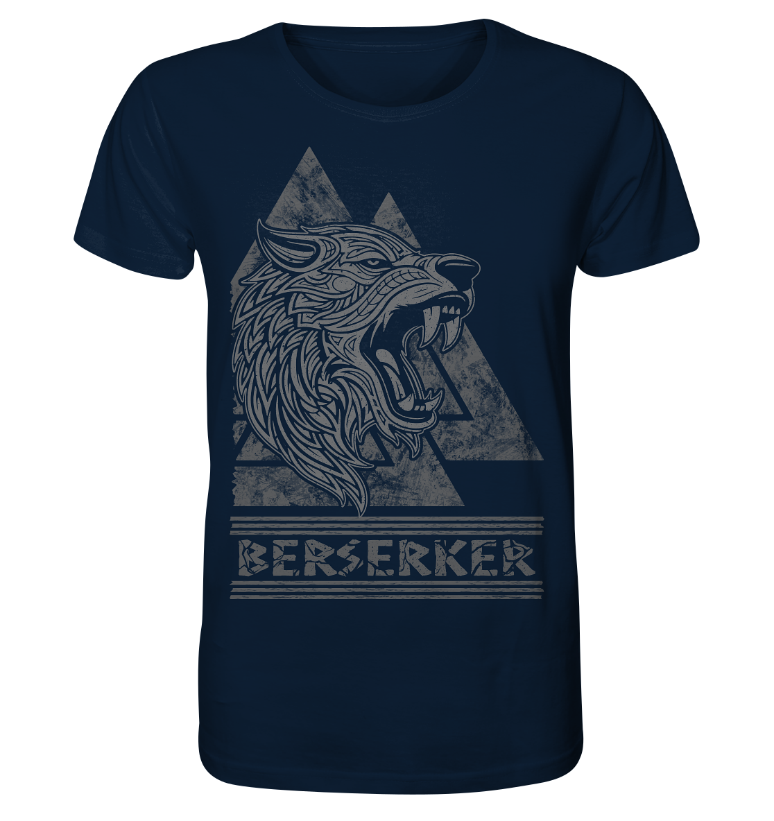 Nordic Wolf Berserker - Organic Basic Shirt