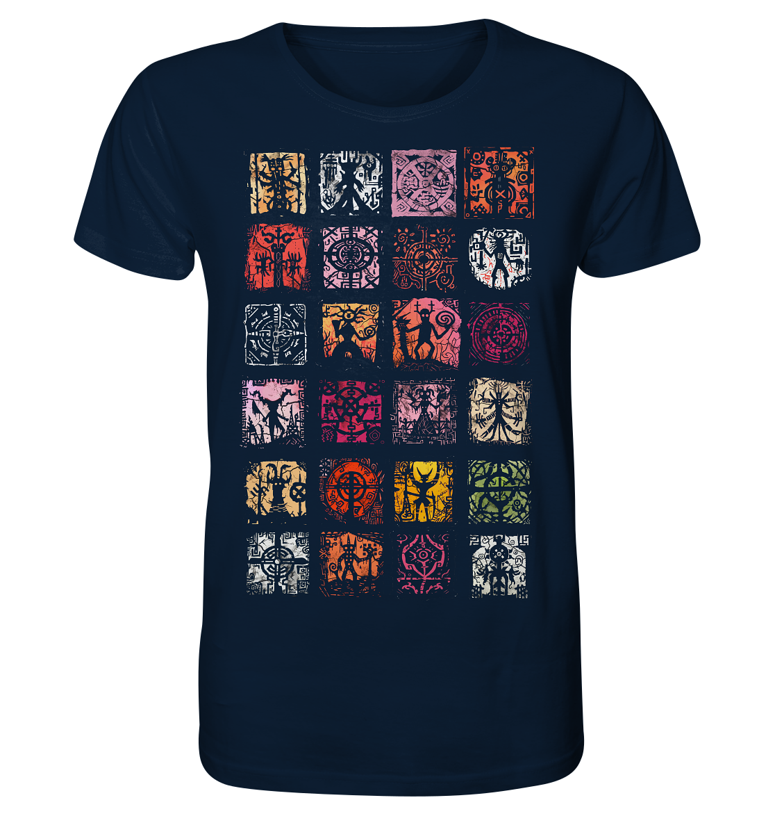 Abstrakte Nordische Symbole - Organic Basic Shirt