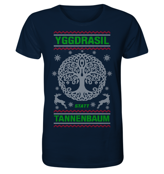 Yggdrasil Statt Tannenbaum - Organic Basic Shirt